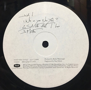Rufus Wainwright : All Days Are Nights: Songs For Lulu (2xLP, Album)