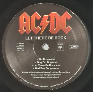 AC/DC : Let There Be Rock (LP, Album, RE, RM, Uni)