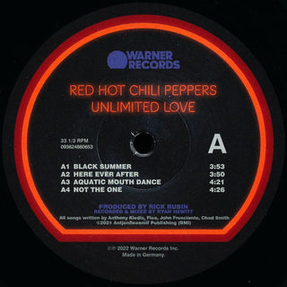 Red Hot Chili Peppers : Unlimited Love (2xLP, Album, Opt)
