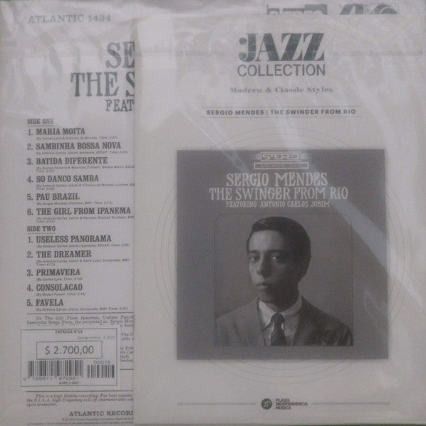 Sergio Mendes* Featuring Antonio Carlos Jobim : The Swinger From Rio (LP, Album, RE, RM)