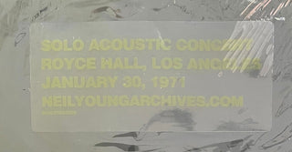 Neil Young : Royce Hall 1971 (LP, Album)
