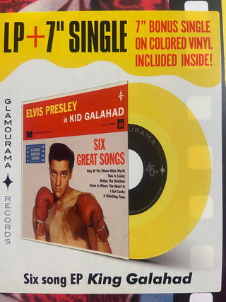Elvis Presley : Blue Hawaii (LP, Album, RE + 7", EP, Single, RE, Yel)