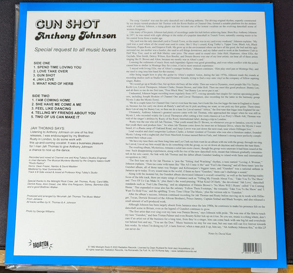 Anthony Johnson : Gun Shot (LP, Album, RE)