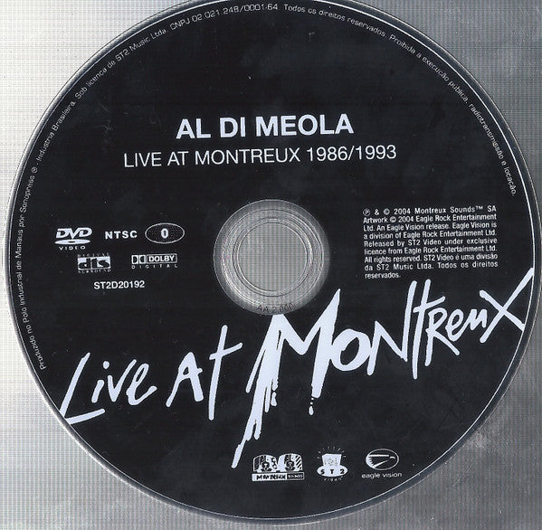 Al Di Meola : Live At Montreux 1986 / 1993 (DVD-V, RE, Multichannel, NTSC, AA)
