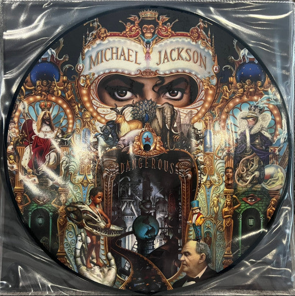 Michael Jackson : Dangerous (2xLP, Album, Pic, RE)