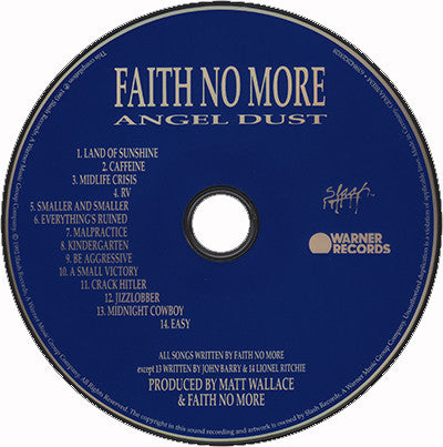 Faith No More : Angel Dust (CD, Album, RE)