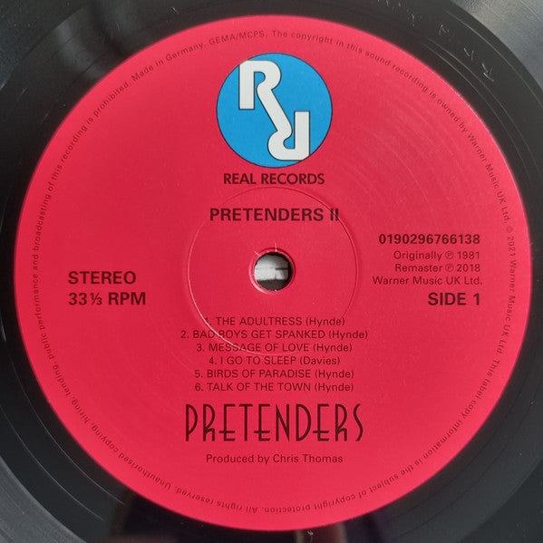 The Pretenders : Pretenders II (LP, Album, RE, RM, 180)