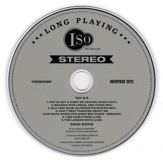 David Bowie : Toy E.P. ("You've Got It Made With All The Toys") (CD, EP, RSD, Ltd)