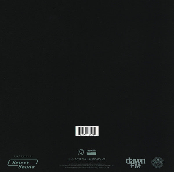 The Weeknd : Dawn FM (2xLP, Album)