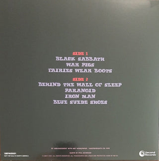 Black Sabbath : Paranoia (BBC Sunday Show : Broadcasting House London 26th April 1970) (LP, Ltd, Num, Unofficial, Pur)