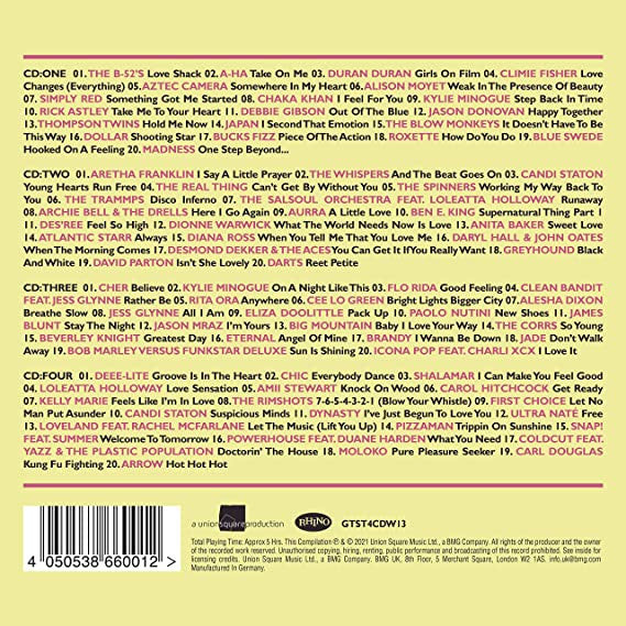 Various : Greatest Ever Feelgood Anthems (4xCD, Comp)