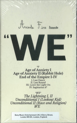 Arcade Fire : We (Cass, Album, Blu)