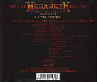 Megadeth : Peace Sells... But Who's Buying? (2xCD, Album, Dlx, RE, RM, S/Edition, 25t)