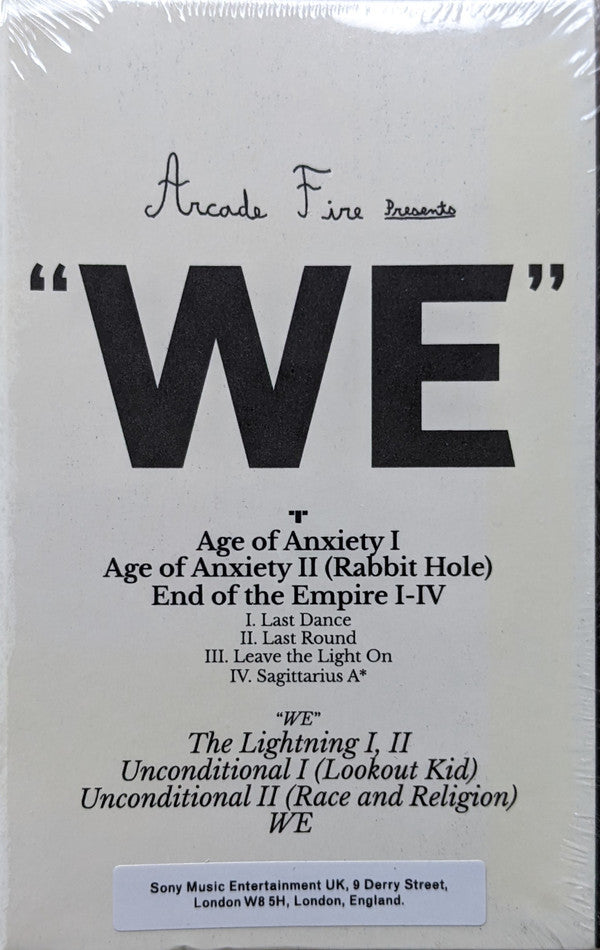 Arcade Fire : We (Cass, Album, Gre)
