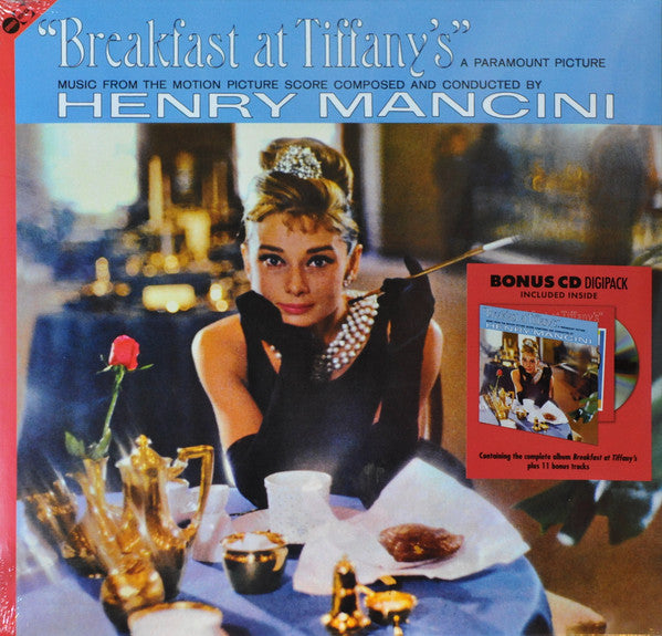 Henry Mancini : Breakfast At Tiffany's (Music From The Motion Picture Score) Composed And Conducted By Henry Mancini (LP, Album + CD, Album)