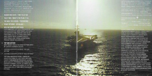 Harold Faltermeyer, Lady Gaga, Hans Zimmer : Top Gun: Maverick (Music From The Motion Picture) (CD)