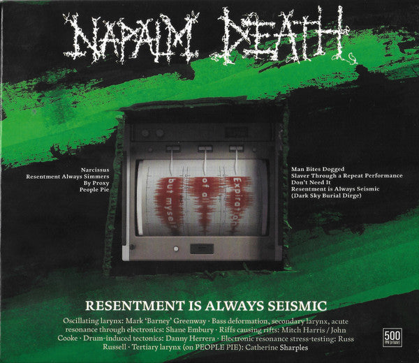 Napalm Death : Resentment Is Always Seismic – A Final Throw Of Throes (CD, MiniAlbum, Ltd, Dig)