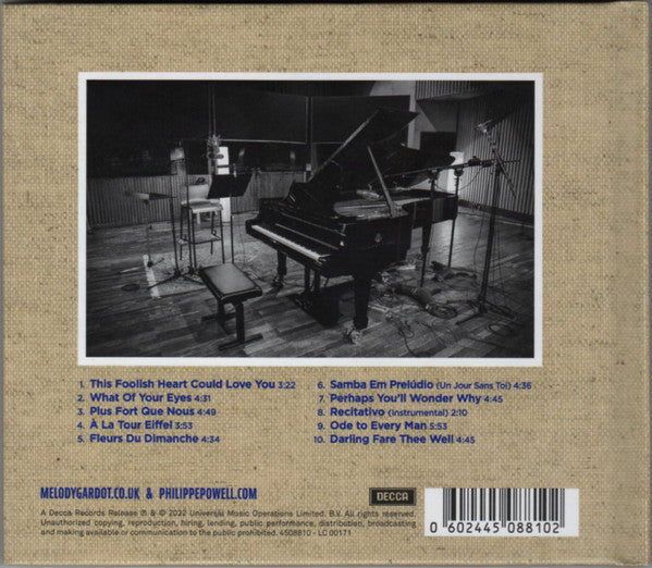 Melody Gardot, Philippe Powell* : Entre Eux Deux (CD, Album, Dig)