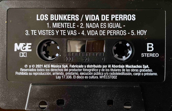 Los Bunkers : Vida De Perros  (Cass, Ltd, Num, RM)