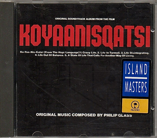 Philip Glass : Koyaanisqatsi (CD, Album, RE, PDO)