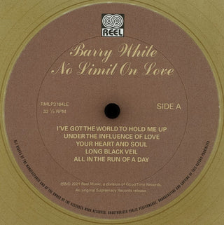 Barry White : No Limit On Love (LP, Album, RSD, Num, RE, Gol)