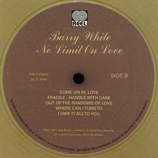 Barry White : No Limit On Love (LP, Album, RSD, Num, RE, Gol)