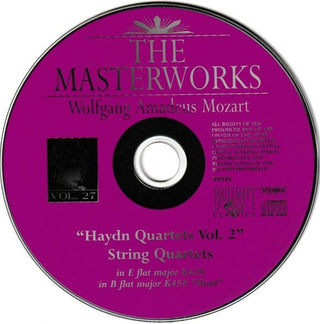 Wolfgang Amadeus Mozart, Chilingirian String Quartet : Haydn Quartets Vol. 2  (CD, Comp)