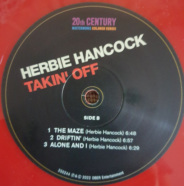 Herbie Hancock : Takin' Off (LP, Album, Ltd, RE, Red)