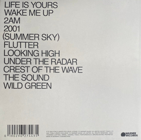 Foals : Life Is Yours (CD, Album)