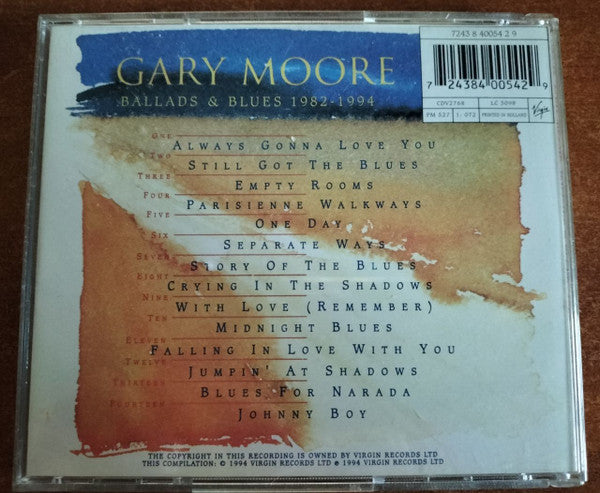 Gary Moore : Ballads & Blues 1982 - 1994 (CD, Comp, RE)