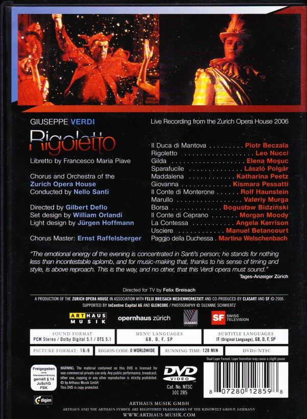 Giuseppe Verdi : Rigoletto (DVD-V, NTSC)
