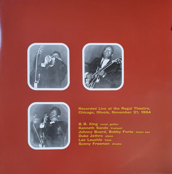 B.B. King : Live At The Regal (LP, Album, RE, 180)
