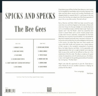 Bee Gees : Spicks And Specks  (LP, Album, Mono, RE, Unofficial, Whi)