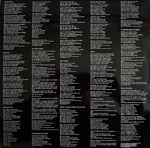 Elton John : The One (2xLP, Album, RE, RM)