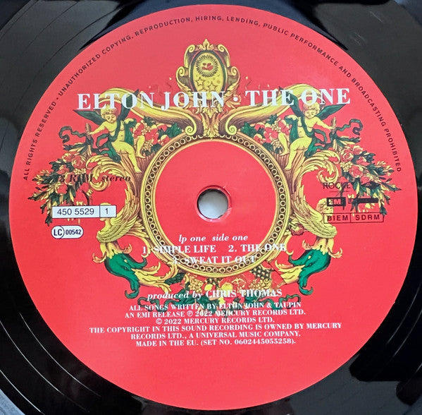 Elton John : The One (2xLP, Album, RE, RM)