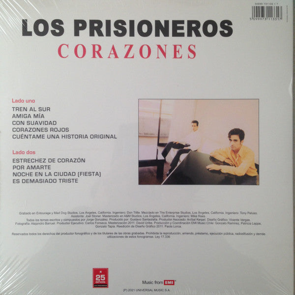 Los Prisioneros : Corazones (LP, Album, RE)