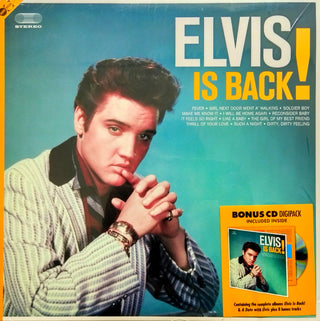 Elvis Presley : Elvis Is Back! (LP, Album, RE + CD, Comp, RE, Bon)
