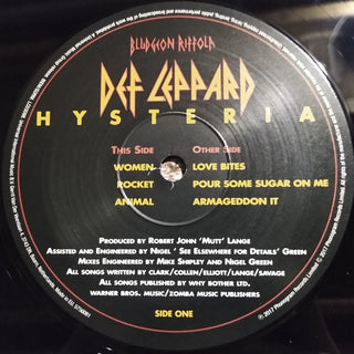 Def Leppard : Hysteria (2xLP, Album, RE, RM, 180)