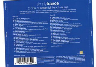 Various : Simply France (2 CDs Of Essential French Music) (2xCD, Comp, RE)