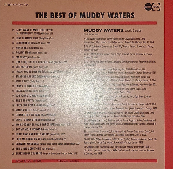 Muddy Waters : The Best Of Muddy Waters (LP, Comp + CD, Comp)