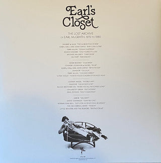 Various : Earl's Closet (The Lost Archive Of Earl McGrath, 1970 To 1980) (2xLP, Comp)