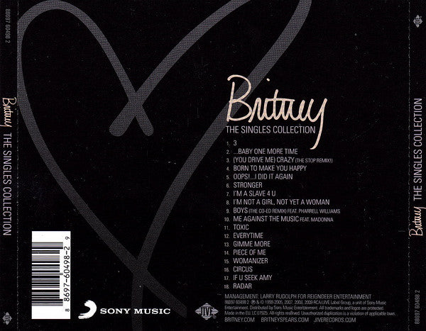 Britney Spears : The Singles Collection (CD, Comp, RM)