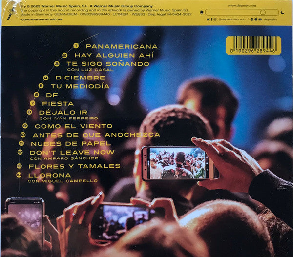 DePedro : Antes de Que Anochezca - En Directo (Madrid 2020) (CD, Album)