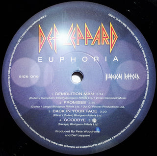 Def Leppard : Euphoria (2xLP, Album, RE)