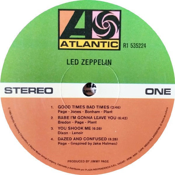 Led Zeppelin : Led Zeppelin (LP, Album, RE,  )