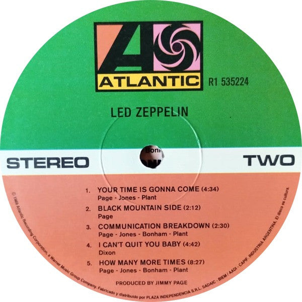 Led Zeppelin : Led Zeppelin (LP, Album, RE,  )