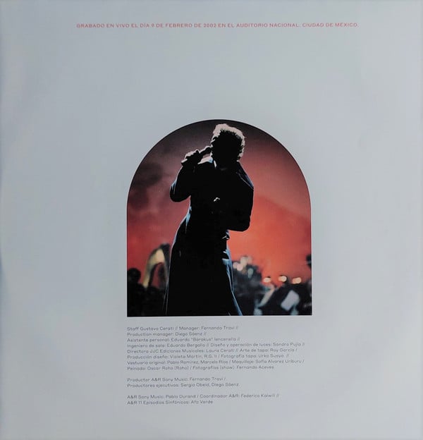 Gustavo Cerati : 14 Episodios Sinfónicos / En Vivo / Auditorio Nacional de México / Febrero 2002 (2xLP)