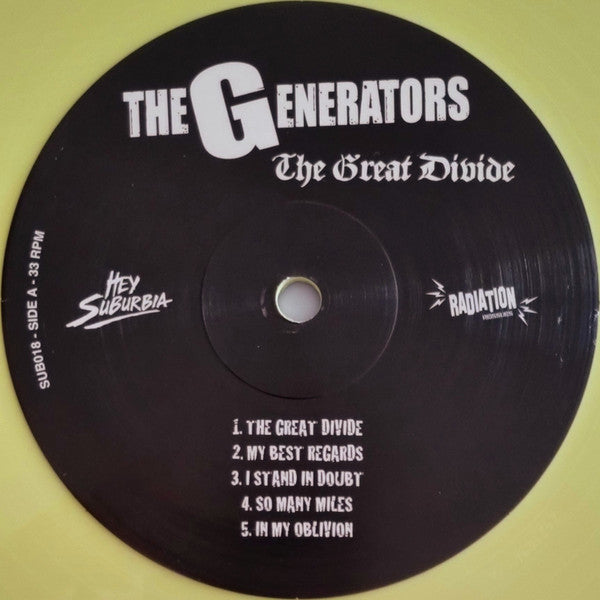 The Generators : The Great Divide (LP, Album, Ltd, RE, Yel)