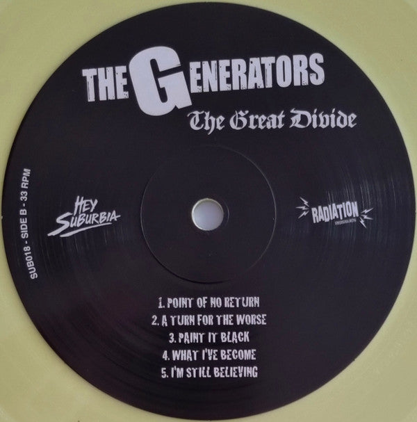 The Generators : The Great Divide (LP, Album, Ltd, RE, Yel)