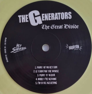 The Generators : The Great Divide (LP, Album, Ltd, RE, Yel)